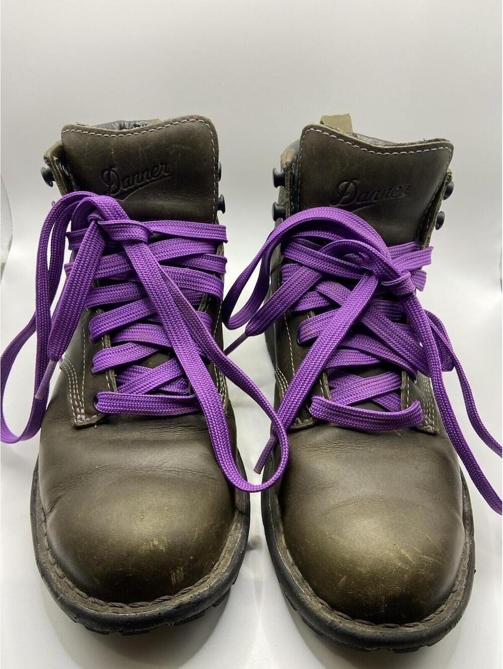 Womens DANNER Gray Gore-Tex Logger 917 Charcoal STX Boots Sz 7